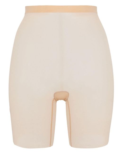 Wolford High Waist Shorts in het Natural