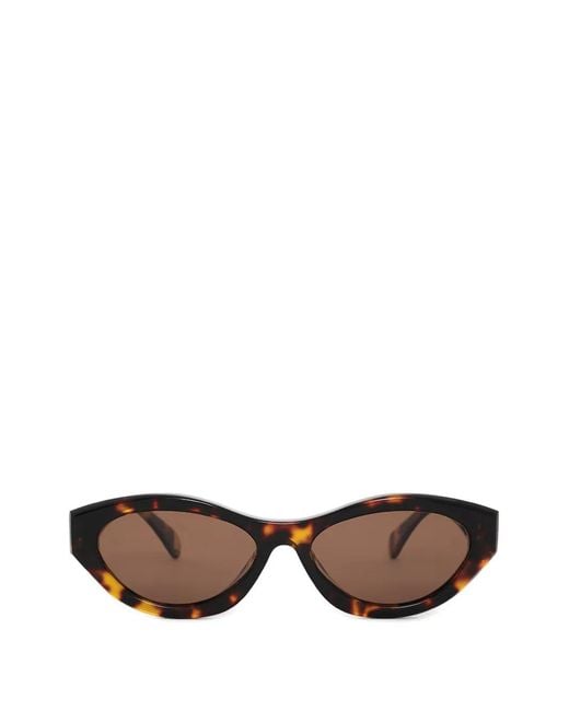 Anine Bing Multicolor Lunettes De Soleil The Nice À Monture Ovale
