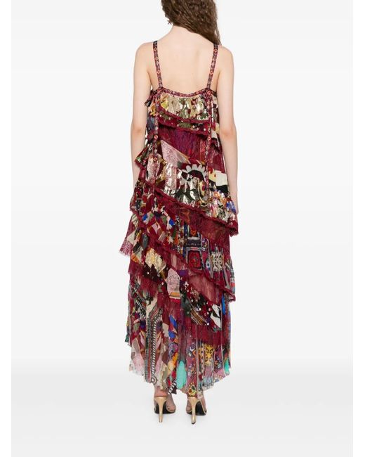 Camilla Red Patchwork Alchemy Dress