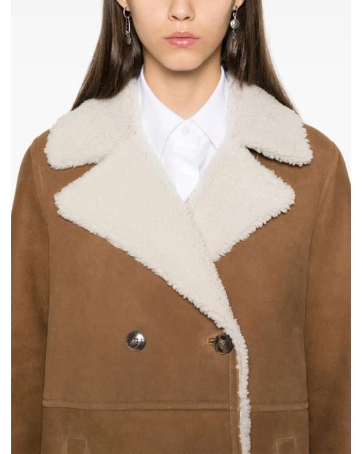 Yves Salomon Brown Suede Jacket