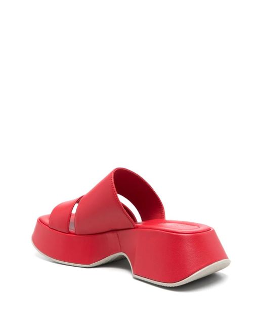 Vic Matié Red 55Mm Mini Yoko Sandals