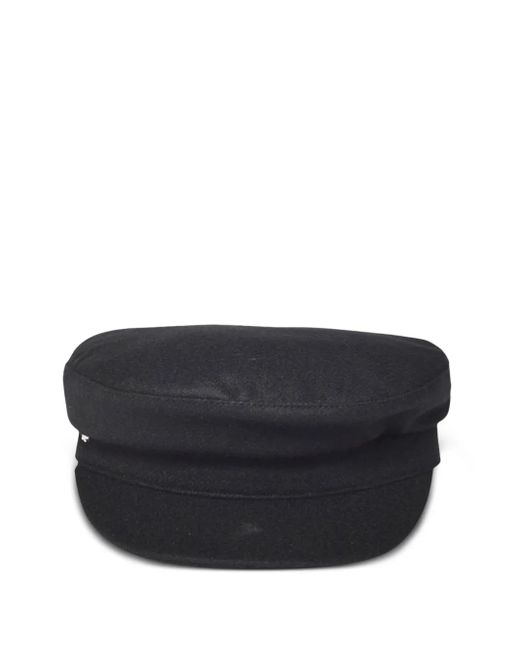 Weekend by Maxmara Black Round-top Wool Hat