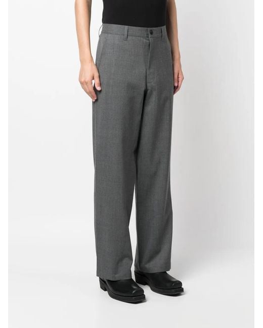 sunflower Gray Tailored Straight-Leg Trousers for men