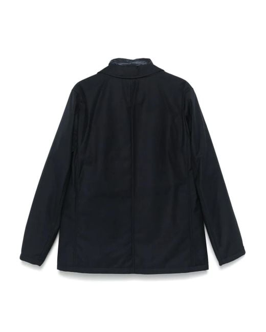 Herno Blue Padded Blazer For Fall 2024 for men