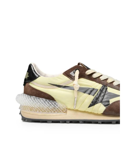 Golden Goose Deluxe Brand White Marathon Sneakers for men