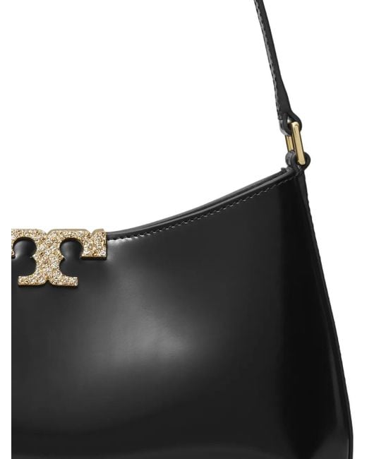 Bolso de hombro delgado Eleanor de cuero Tory Burch de color Black