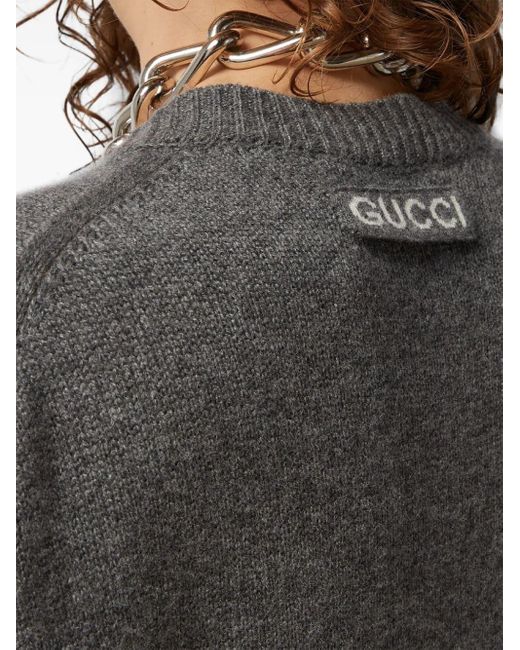 Gucci Kasjmier Vest in het Gray