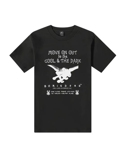 Brain Dead Black Open Mind T-Shirt for men