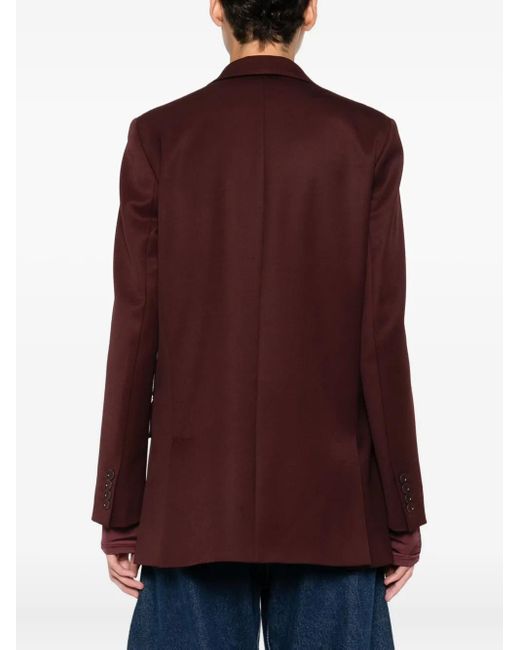 Blazer Con Doble Botonadura Max Mara de color Purple
