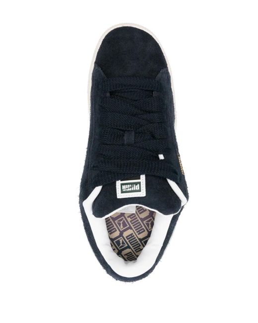 PUMA Blue Xl Hairy Suede Sneakers for men