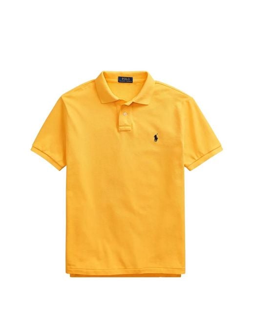 Polo Ralph Lauren Yellow Polo À Logo Brodé for men