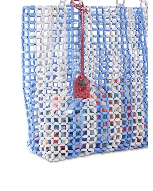 Kurt Geiger Blue Kensington Shopper Bag