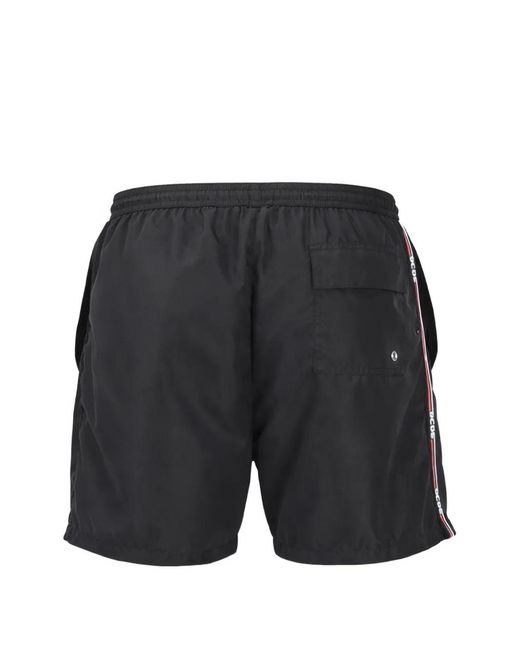 Gcds Black Logo Swim Shorts for men
