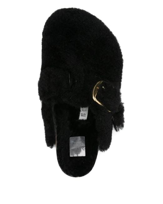 Mules Boston Con Fibbia di Birkenstock in Black