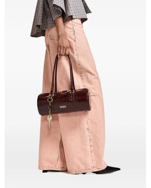 Essentiel Antwerp Pink Kadi Wide-Leg Jeans