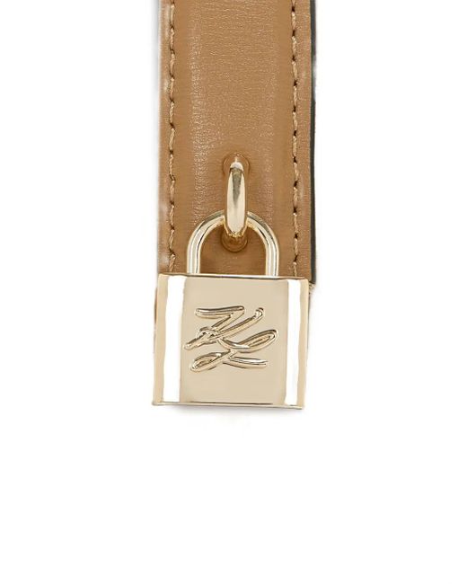 Karl Lagerfeld White K/Autograph Shoulder Bag