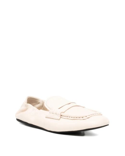 Senso White Astro I Leather Loafers