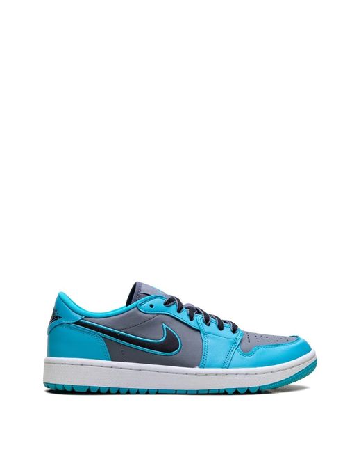 Nike Blue Air 1 Logo Sneakers