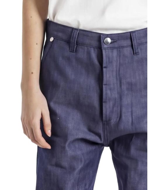Sofie D'Hoore Blue Padova Button-Fly Jeans