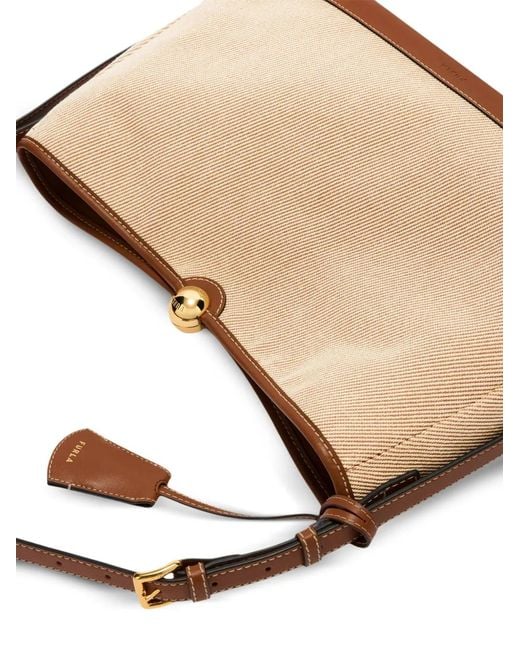 Furla Natural Large Sfera Soft Shoulder Bag