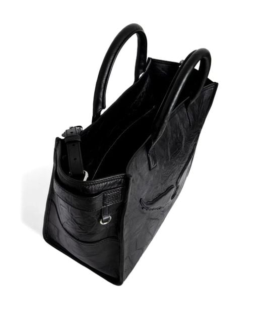 Zadig & Voltaire Black Angel Wings Tote Bag