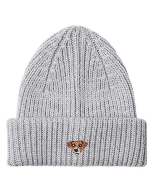 PELO FOUNDATION Gray Jack Russel Beanie