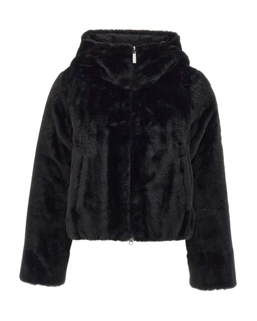 Colmar Blue Faux-Fur Hooded Jacket