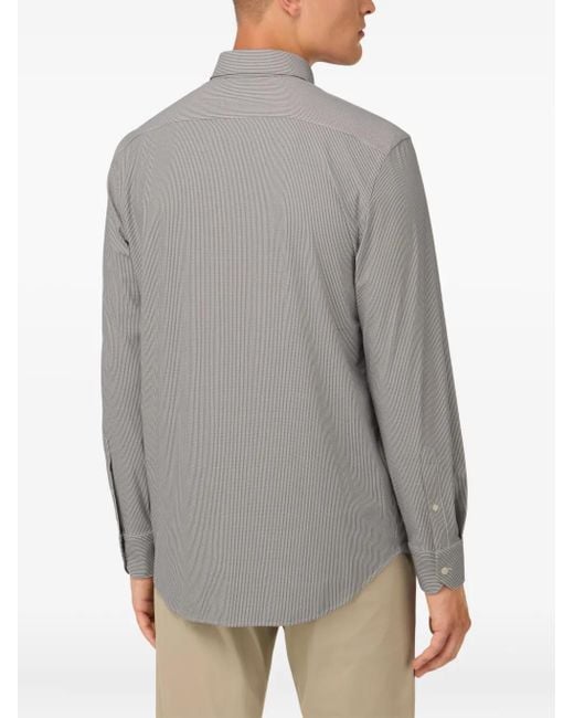 Camicia A Righe di Boggi in Gray da Uomo