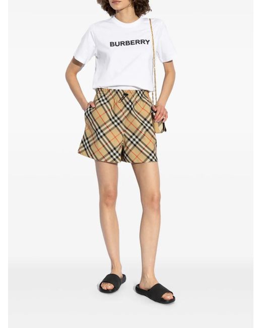 Burberry Pantoletten mit Check in Black für Herren
