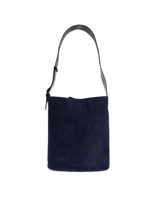 LIE STUDIO Blue Sac Cabas The Norm En Daim