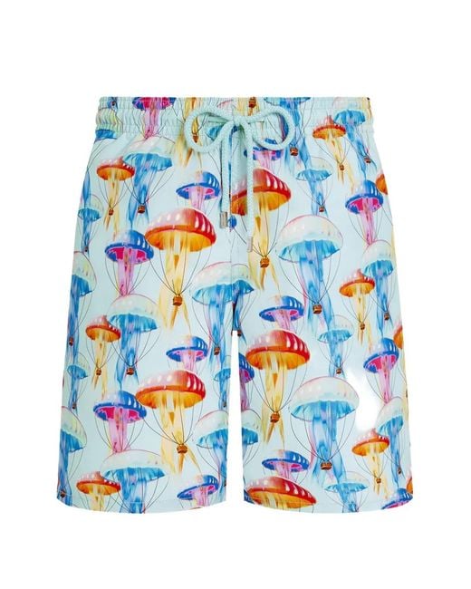 Vilebrequin Blue Medusair Print Swim Shorts for men