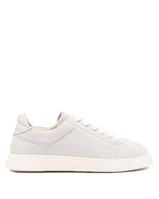 Baskets En Daim À Lacets Referenc pour homme en coloris White