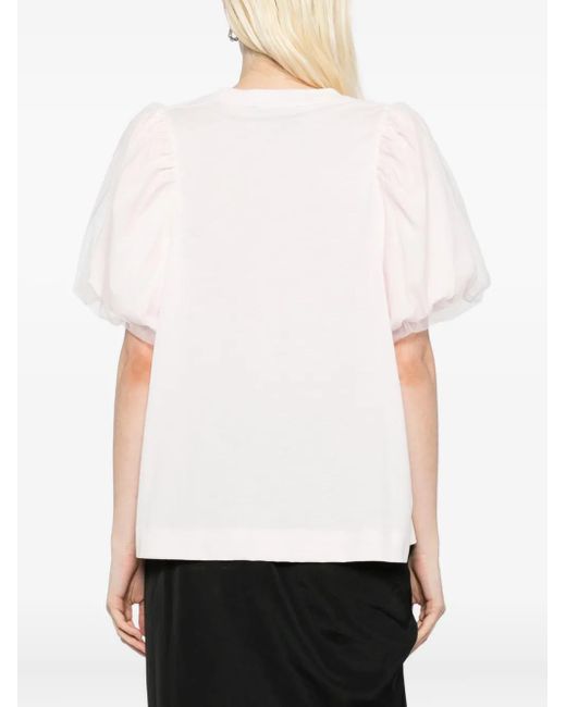 Simone Rocha Pink Cotton T-Shirt