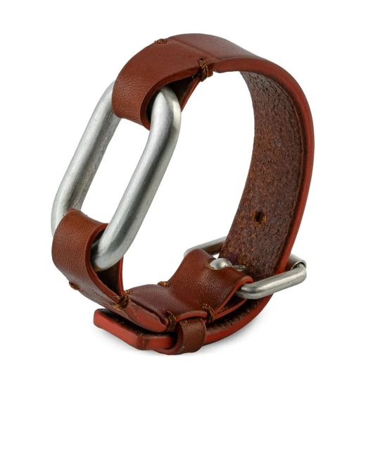 Parts Of 4 Brown Sterling Link Gauntlet Bracelet