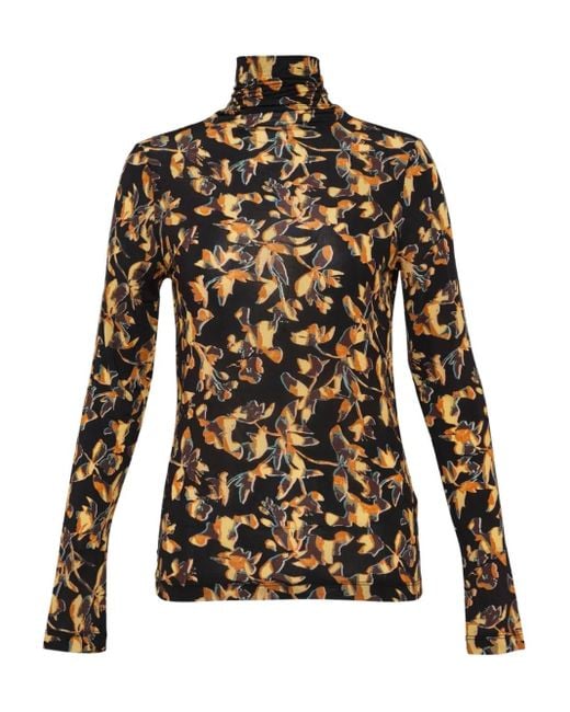Ulla Johnson Black Aurelia Turtleneck Top