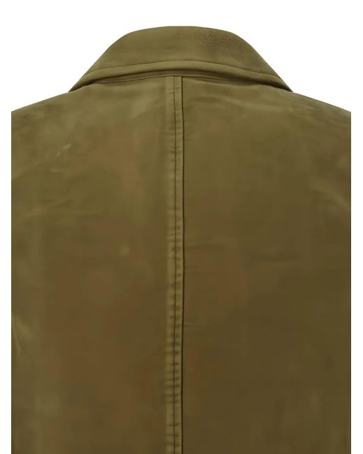 MAN ON THE BOON. Green Patch-Pocket Jacket for men