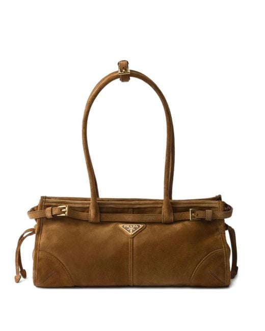 Prada Metallic Bonnie Tote Bag