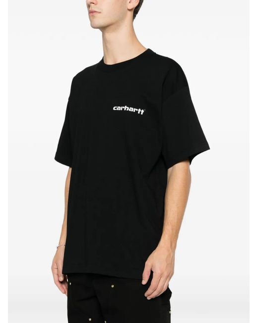 Archive Script T-shirt Carhartt de hombre de color Black