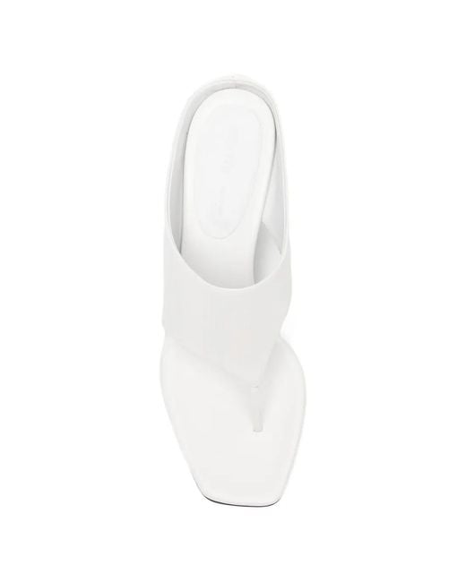 Khaite White Marlow Mule
