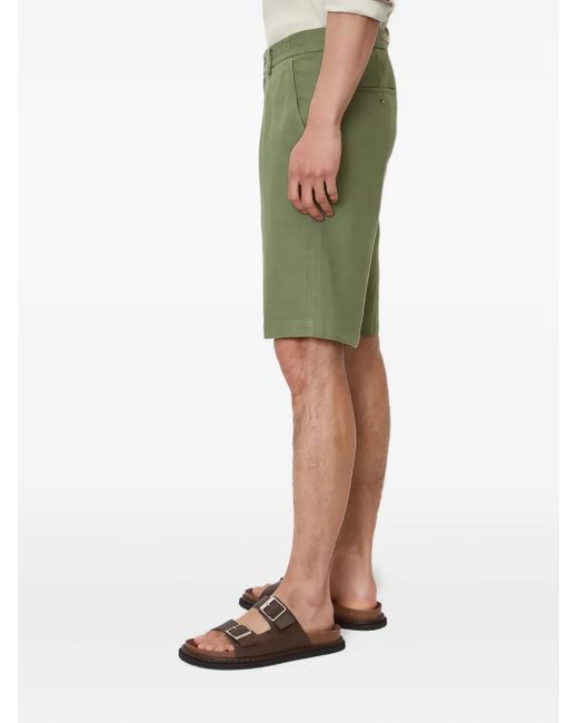 Marc O' Polo Green Linen Shorts for men