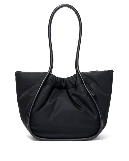 Proenza Schouler Black Large Ruched Tote Bag