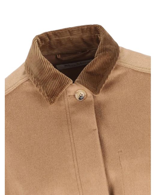 Max Mara Brown Leva Belted Camel Hair Jacket