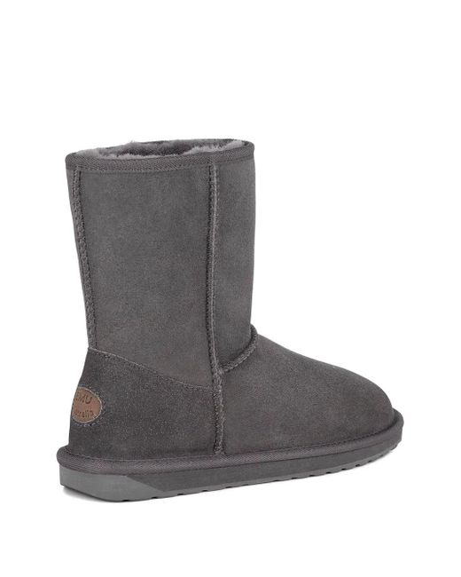 EMU Gray Stiefel aus Wildleder