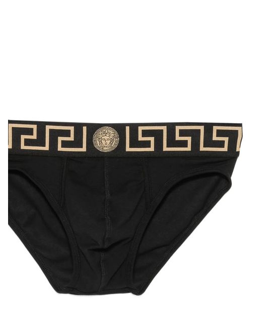 Versace Black Cotton-Jersey Briefs for men