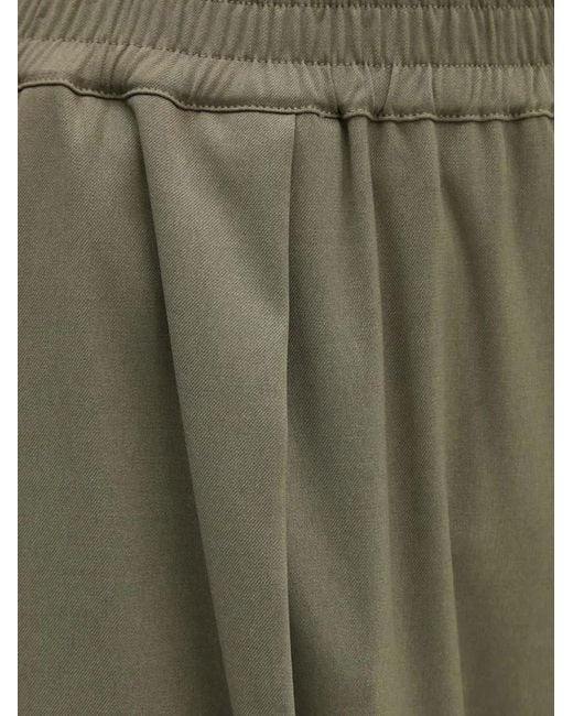 Pantalones Julia Elásticos Samsøe & Samsøe de color Green