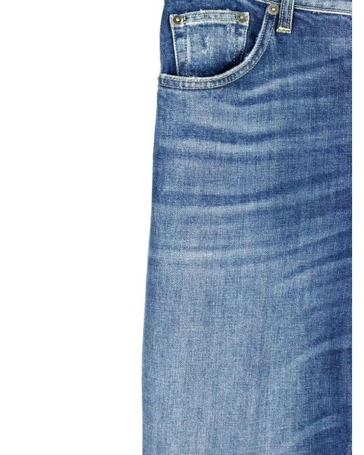 Dondup Blue Jean Icon À Coupe Cinq Poches