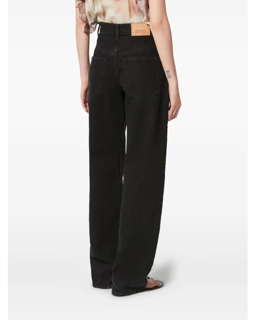 Isabel Marant Black Drolane Seam Jeans
