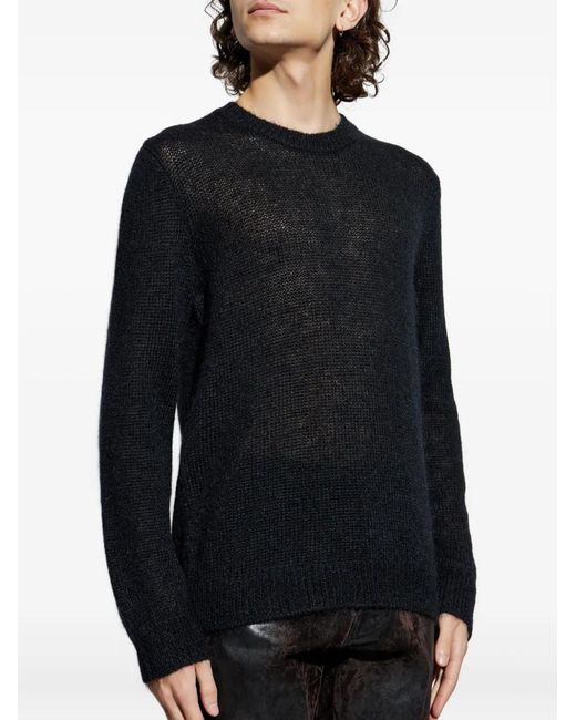 DSquared² Black Crew-Neck Sweater for men