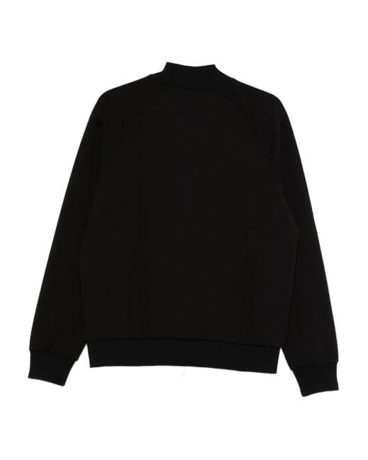 Karl Lagerfeld Black Monogram-Pattern Sweatshirt for men