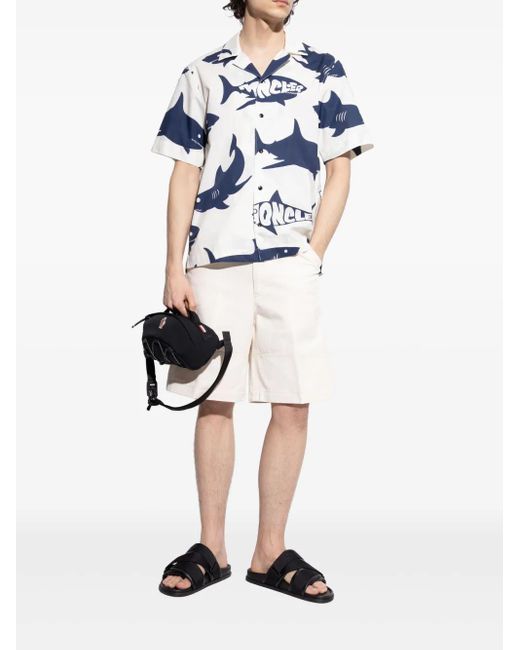 Sandali Slides di Moncler in Black da Uomo